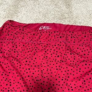 SkirtSports Women's Red and Black Polka Dot Skort